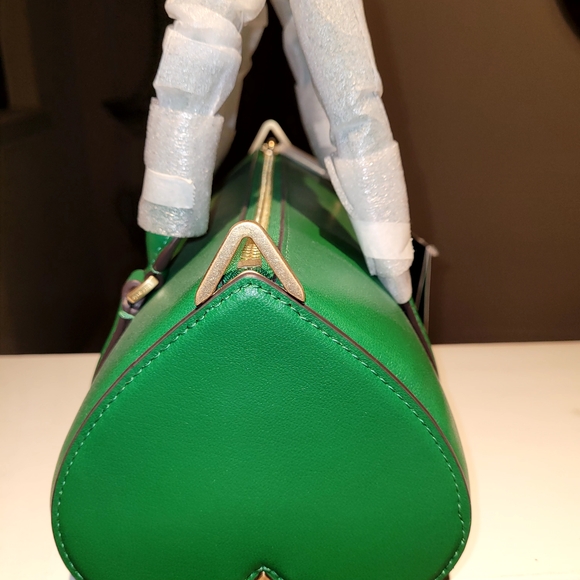 Kate Spade Green Leather Satchel - Picture 2 of 4